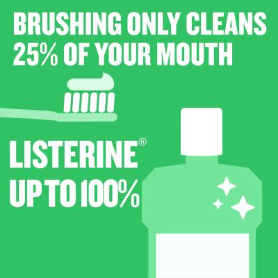 Listerine Smart Rinse Mild Mint Mouthwash Apă de gură pentru copii 250 ml