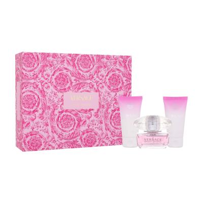 Versace Bright Crystal Set cadou Apă de toaletă 50 ml + loțiune de corp 50 ml + gel de duș 50 ml