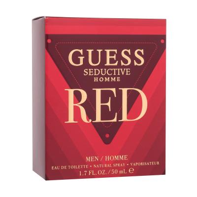 GUESS Seductive Homme Red Apă de toaletă pentru bărbați 50 ml Cutie cu defect