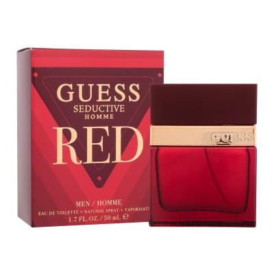 GUESS Seductive Homme Red Apă de toaletă pentru bărbați 50 ml Cutie cu defect
