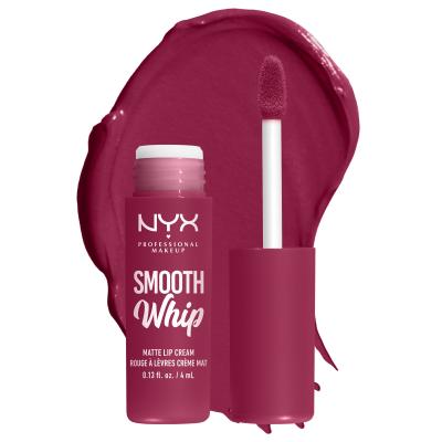 NYX Professional Makeup Smooth Whip Matte Lip Cream Ruj de buze pentru femei 4 ml Nuanţă 08 Fuzzy Slippers