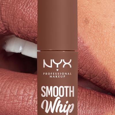 NYX Professional Makeup Smooth Whip Matte Lip Cream Ruj de buze pentru femei 4 ml Nuanţă 24 Memory Foam
