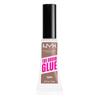 NYX Professional Makeup The Brow Glue Instant Brow Styler Gel și ceară pentru femei 5 g Nuanţă 02 Taupe