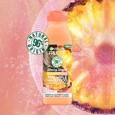 Garnier Fructis Hair Food Pineapple Glowing Lengths Shampoo Șampon pentru femei 350 ml