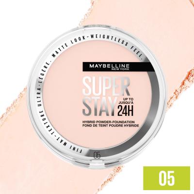 Maybelline Superstay 24H Hybrid Powder-Foundation Fond de ten pentru femei 9 g Nuanţă 05