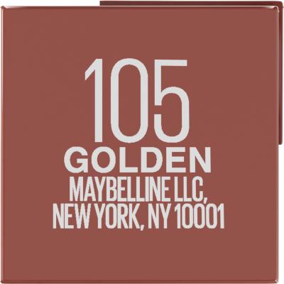 Maybelline Superstay Vinyl Ink Liquid Ruj de buze pentru femei 4,2 ml Nuanţă 105 Golden