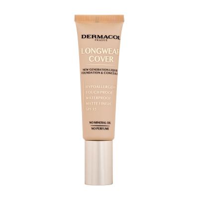 Dermacol Longwear Cover SPF15 Fond de ten pentru femei 30 ml Nuanţă Bronze
