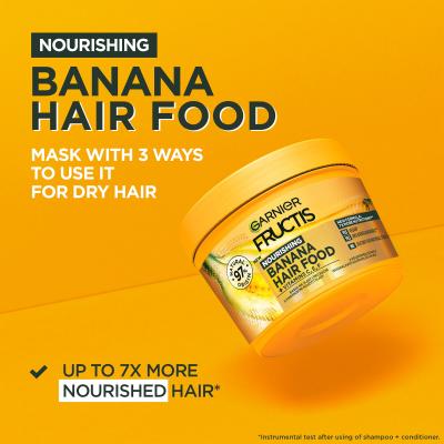 Garnier Fructis Hair Food Banana Nourishing Mask Mască de păr pentru femei 400 ml