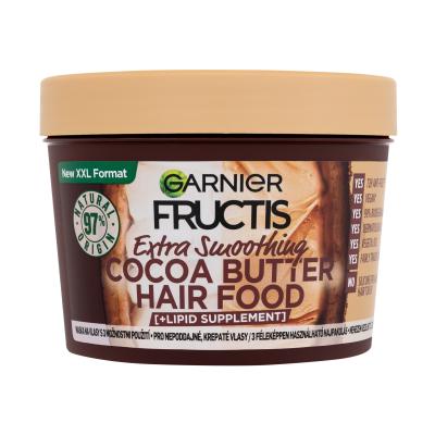 Garnier Fructis Hair Food Cocoa Butter Extra Smoothing Mask Mască de păr pentru femei 400 ml
