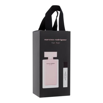 Narciso Rodriguez For Her Set cadou Apă de parfum 100 ml + apă de parfum Pure Musc 10 ml Cutie cu defect