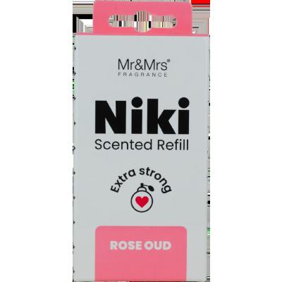 Mr&amp;Mrs Fragrance Niki Refill Rose Oud Parfumuri de mașină Rezerva 1 buc