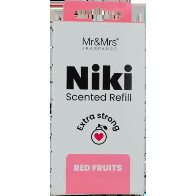 Mr&amp;Mrs Fragrance Niki Refill Red Fruits Parfumuri de mașină Rezerva 1 buc