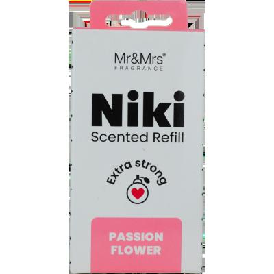 Mr&amp;Mrs Fragrance Niki Refill Passion Flowers Parfumuri de mașină Rezerva 1 buc
