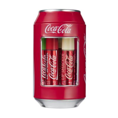 Lip Smacker Coca-Cola Can Collection Set cadou Blasam de buze 6 x 4 g + cutie de metal
