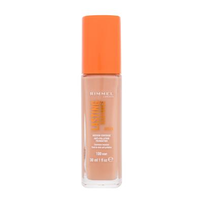 Rimmel London Lasting Radiance SPF25 Fond de ten pentru femei 30 ml Nuanţă 100 Ivory