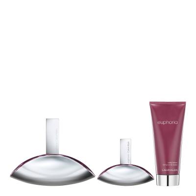 Calvin Klein Euphoria SET2 Set cadou Apă de parfum 100 ml + loțiune de corp 100 ml + apă de parfum 30 ml