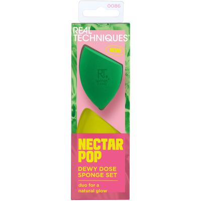 Real Techniques Nectar Pop Dewy Dose Sponge Set Aplicatoare pentru femei 2 buc