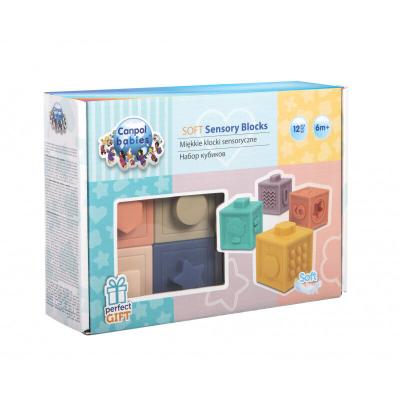 Canpol babies Sensory Soft Blocks Jucării pentru copii 12 buc