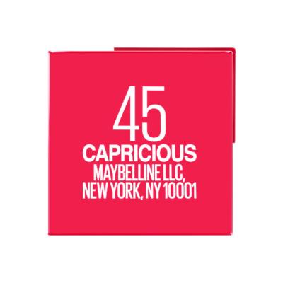 Maybelline Superstay Vinyl Ink Liquid Ruj de buze pentru femei 4,2 ml Nuanţă 45 Capricious