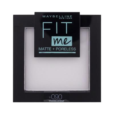 Maybelline Fit Me! Matte + Poreless Pudră pentru femei 9 g Nuanţă 090 Translucent