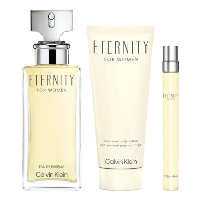Calvin Klein Eternity SET2 Set cadou Apă de parfum 100 ml + loțiune de corp 100 ml + apă de parfum 10 ml