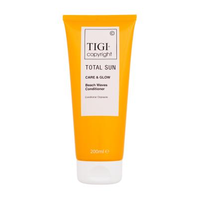 Tigi Copyright Total Sun Care & Glow Beach Waves Conditioner Balsam de păr pentru femei 200 ml