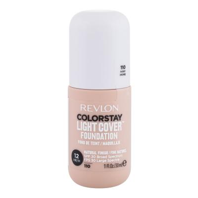 Revlon Colorstay Light Cover SPF30 Fond de ten pentru femei 30 ml Nuanţă 110 Ivory Sticla cu defect