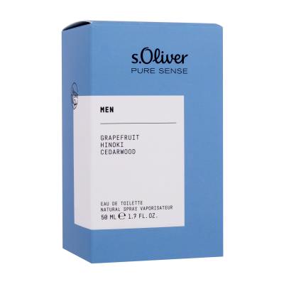s.Oliver Pure Sense Apă de toaletă pentru bărbați 50 ml