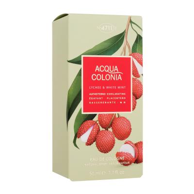 4711 Acqua Colonia Lychee &amp; White Mint Apă de colonie 50 ml