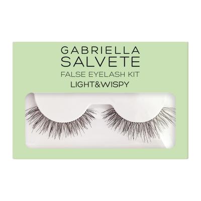 Gabriella Salvete False Eyelash Kit Light &amp; Wispy Gene false pentru femei 1 buc