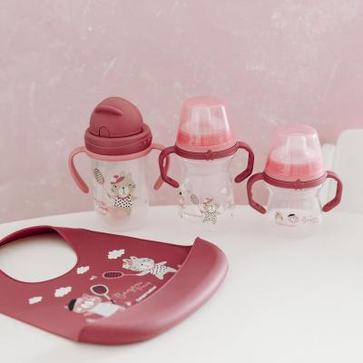 Canpol babies Bonjour Paris First Cup Pink 6m+ Căni pentru copii 250 ml