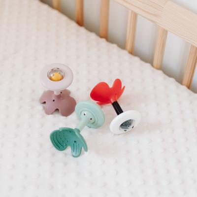 Canpol babies Sensory Rattle With Teether Pink Jucării pentru copii 1 buc