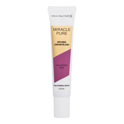 Max Factor Miracle Pure Infused Cream Blush Fard de obraz pentru femei 15 ml Nuanţă 04 Blooming Berry