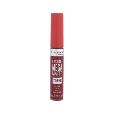 Rimmel London Lasting Mega Matte Liquid Lip Colour Ruj de buze pentru femei 7,4 ml Nuanţă Ruby Passion