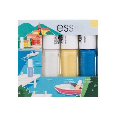 Essie Summer Mini Trio Under The Sun Set cadou Lac de unghii 5 ml 1 Blanc + lac de unghii 5 ml 648 Summer Soul Stice + lac de nughii 5 ml 219 Bikini So Teeny