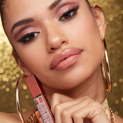 NYX Professional Makeup Ultimate Glow Shots Fard de pleoape pentru femei 7,5 ml Nuanţă 17 Po$H
