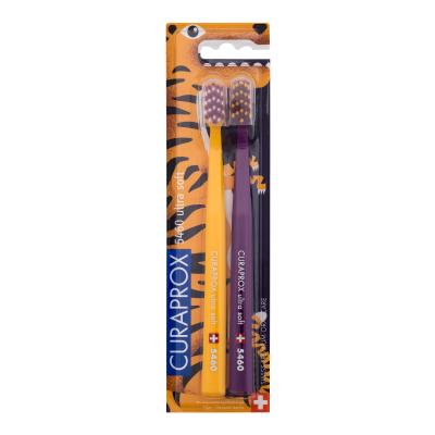 Curaprox 5460 Ultra Soft Duo Tiger Edition Periuțe de dinți Set