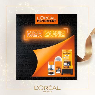 L&#039;Oréal Paris Men Expert Men Zone Set cadou cremă hidratantă de zi Men Expert Hydra Energetic 50 ml + gel de duș Men Expert Hydra Energetic 300 ml + antiperspirant Men Expert Thermic Resist 50 ml