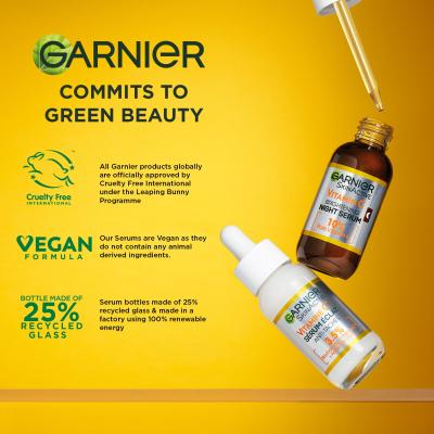 Garnier Skin Naturals Vitamin C Set cadou Ser de zi pentru fata Skin Naturals Vitamin C Brightening Super Serum 30 ml + ser de noapte pentru fata Skin Naturals Vitamin C Brightening Night Serum 30 ml