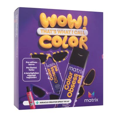 Matrix Color Obsessed Set cadou Șampon Color Obsessed Shampoo 300 ml + balsam Color Obsessed Conditioner 300 ml + ingrijire leave in Miracle Creator 190 ml