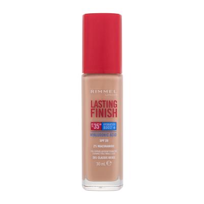 Rimmel London Lasting Finish 35H SPF20 Fond de ten pentru femei 30 ml Nuanţă 201 Classic Beige
