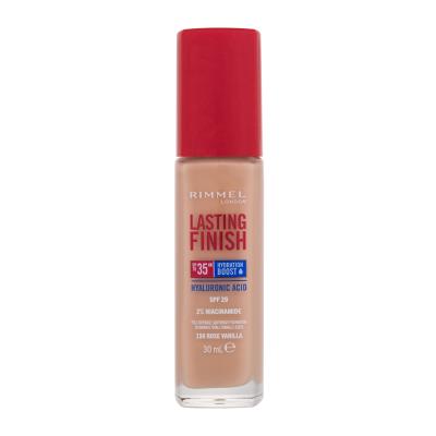 Rimmel London Lasting Finish 35H SPF20 Fond de ten pentru femei 30 ml Nuanţă 150 Rose Vanilla