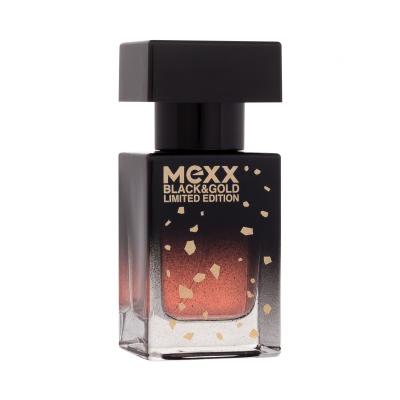 Mexx Black &amp; Gold Limited Edition Apă de toaletă pentru femei 15 ml