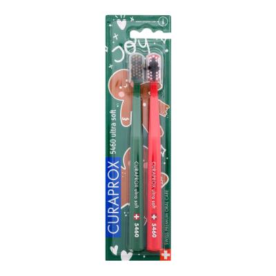 Curaprox 5460 Ultra Soft Duo Winter Ginger Edition Periuțe de dinți Set