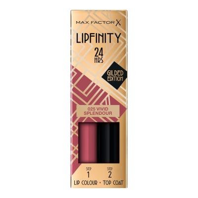 Max Factor Lipfinity 24HRS Lip Colour Ruj de buze pentru femei 4,2 g Nuanţă 025 Vivid Splendour