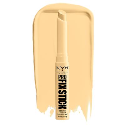 NYX Professional Makeup Pro Fix Stick Correcting Concealer Anticearcăn pentru femei 1,6 g Nuanţă 0.3 Yellow