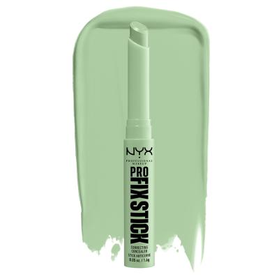 NYX Professional Makeup Pro Fix Stick Correcting Concealer Anticearcăn pentru femei 1,6 g Nuanţă 0.1 Green