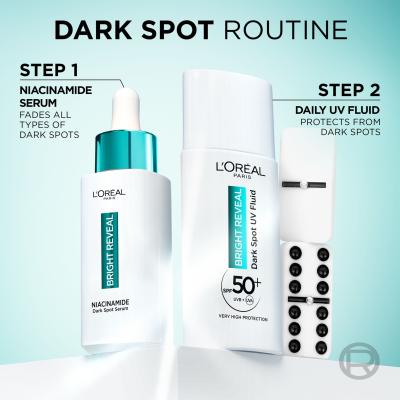 L&#039;Oréal Paris Bright Reveal Dark Spot UV Fluid SPF50+ Cremă de zi pentru femei 50 ml