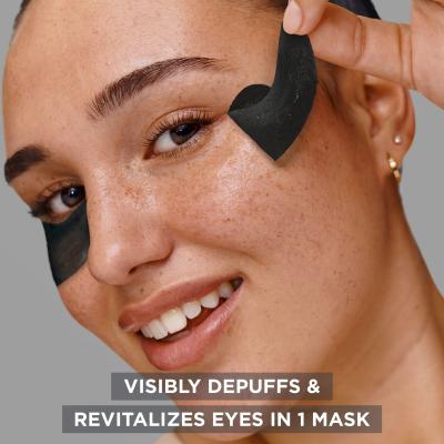 Garnier Skin Naturals Charcoal Caffeine Depuffing Eye Mask Mască de ochi pentru femei 5 g