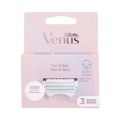 Gillette Venus Satin Care For Pubic Hair &amp; Skin Rezerve lame pentru femei Set